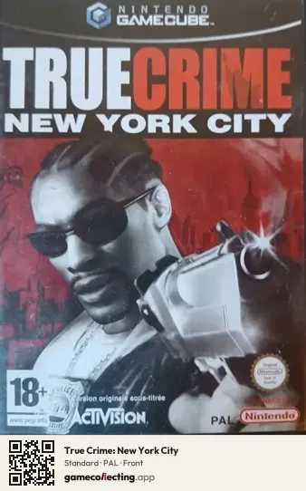 True Crime: New York City Nintendo GameCube, PAL box front