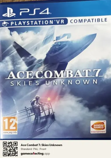 Ace Combat 7: Skies Unknown PlayStation 4, PAL box front