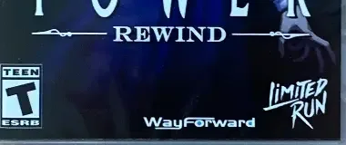 Clock Tower: Rewind, the ESRB box on its front