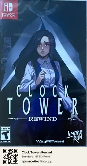 Clock Tower: Rewind Nintendo Switch, NTSC box front