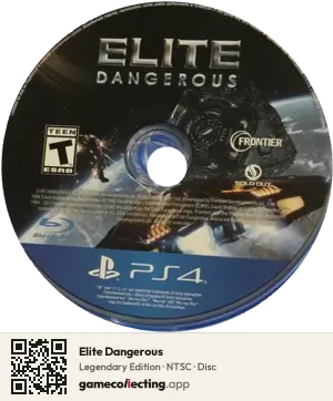 Elite Dangerous PlayStation 4, NTSC disc