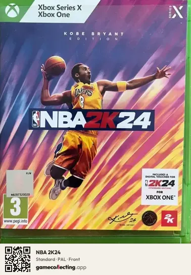 NBA 2K24 Xbox Series X, PAL box front