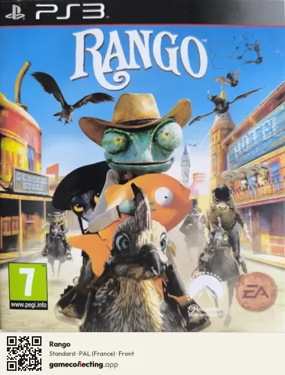 Rango PlayStation 3, France box front
