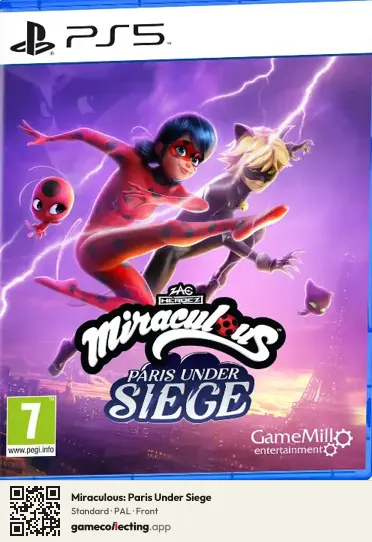 Miraculous: Paris Under Siege PlayStation 5, PAL box front