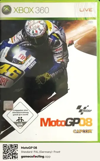 MotoGP 08 Xbox 360, Germany box front