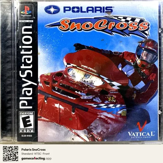 Polaris SnoCross PlayStation, NTSC box front