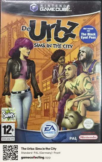 The Urbz: Sims in the City Nintendo GameCube, Germany box front