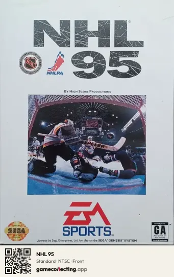 NHL 95 Sega Mega Drive / Genesis, NTSC box front