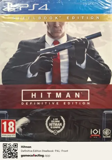 Hitman PlayStation 4, PAL box front