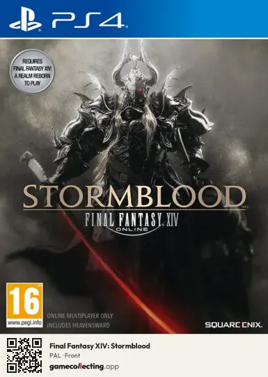 Final Fantasy XIV: Stormblood PlayStation 4, PAL box front