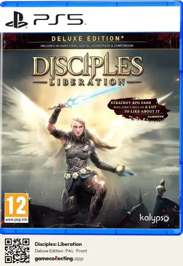 Disciples: Liberation PlayStation 5, PAL box front