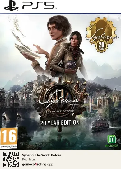 Syberia: The World Before PlayStation 5, PAL box front