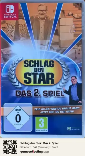 Schlag den Star: Das 2. Spiel Nintendo Switch, Germany box front
