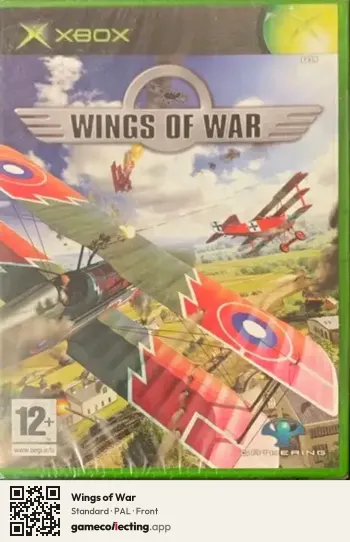 Wings of War Xbox, PAL box front