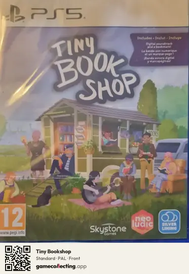 Tiny Bookshop PlayStation 5, PAL box front