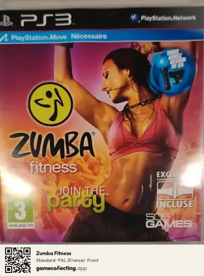 Zumba Fitness PlayStation 3, France box front