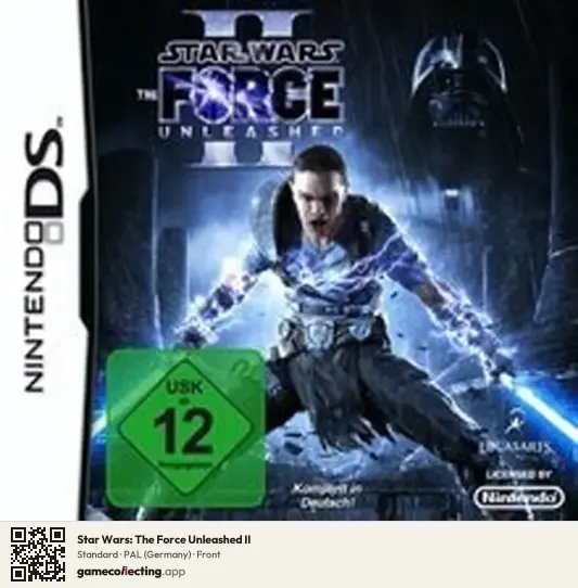 Star Wars: The Force Unleashed II Nintendo DS, Germany box front