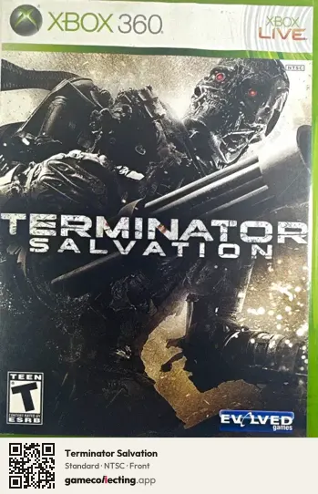 Terminator Salvation Xbox 360, NTSC box front