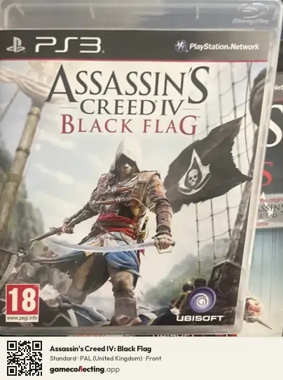 Assassin's Creed IV: Black Flag PlayStation 3, United Kingdom box front