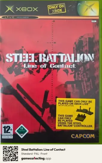 Steel Battalion: Line of Contact Xbox, PAL box front