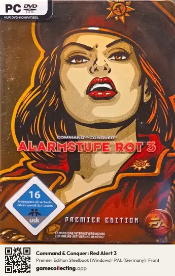Command & Conquer: Red Alert 3 Computer, Germany box front