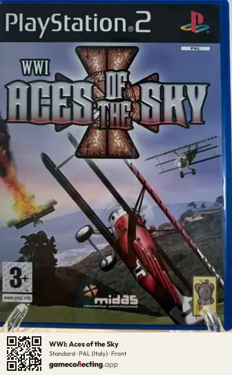 WWI: Aces of the Sky PlayStation 2, Italy box front