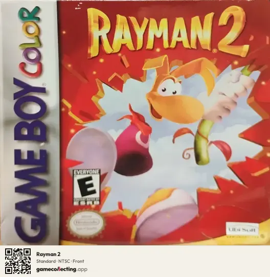 Rayman 2 Game Boy Color, NTSC box front