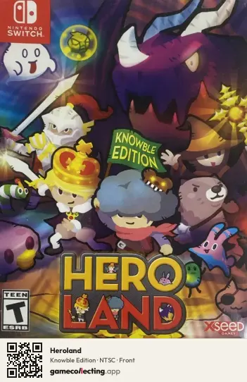 Heroland Nintendo Switch, NTSC box front