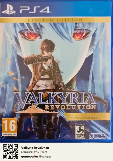 Valkyria Revolution PlayStation 4, PAL box front