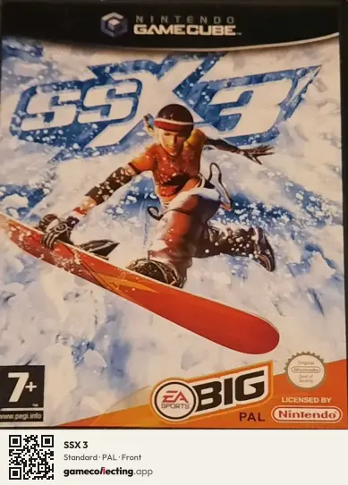 SSX 3 Nintendo GameCube, PAL box front