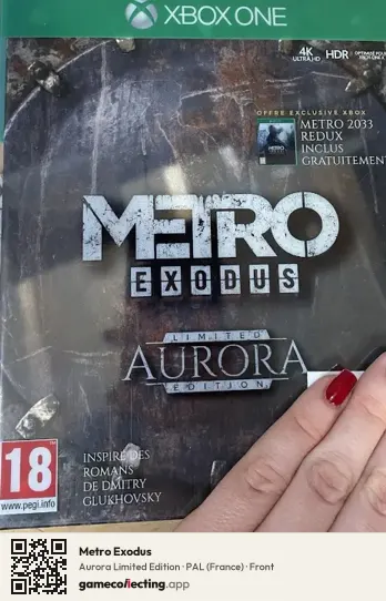 Metro Exodus Xbox One, France box front