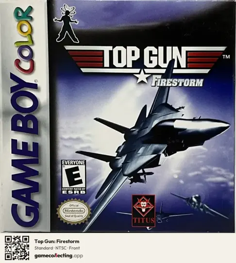 Top Gun: Firestorm Game Boy Color, NTSC box front
