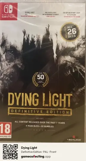 Dying Light Nintendo Switch, PAL box front