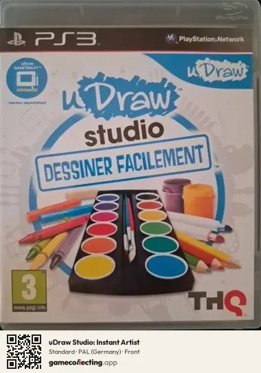 uDraw Studio: Instant Artist PlayStation 3, Germany box front