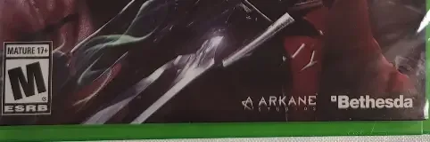 Dishonored: Death of the Outsider, the ESRB box on its front