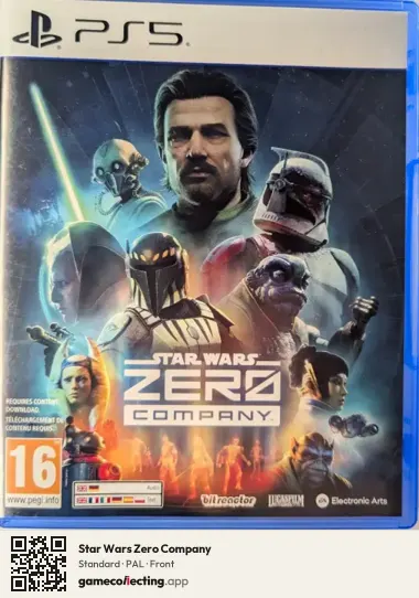 Star Wars Zero Company PlayStation 5, PAL box front