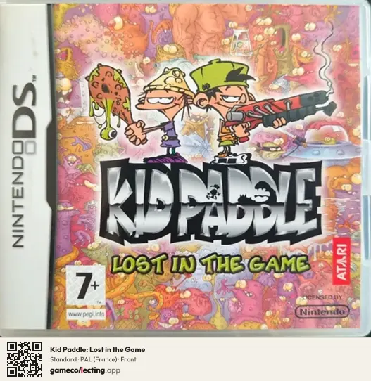 Kid Paddle: Lost in the Game Nintendo DS, France box front
