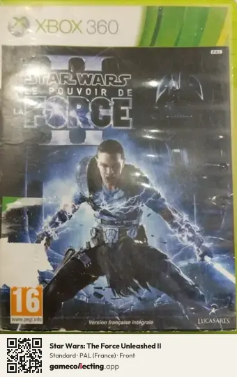 Star Wars: The Force Unleashed II Xbox 360, France box front