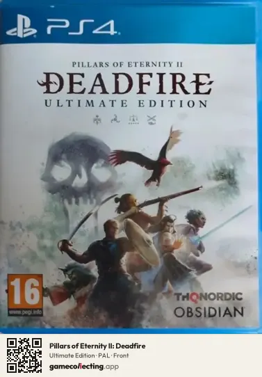 Pillars of Eternity II: Deadfire PlayStation 4, PAL box front