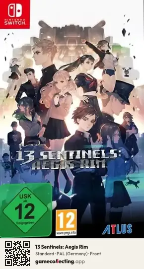 13 Sentinels: Aegis Rim Nintendo Switch, Germany box front