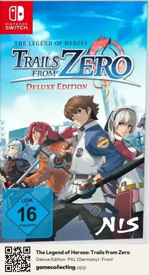 The Legend of Heroes: Trails from Zero Nintendo Switch, Germany box front