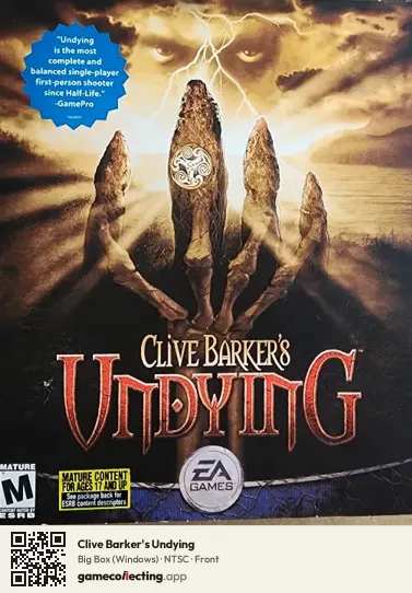 Clive Barker's Undying Computer, NTSC box front