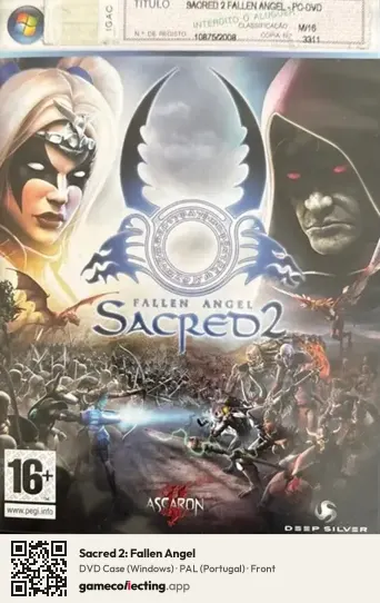 Sacred 2: Fallen Angel Computer, Portugal box front