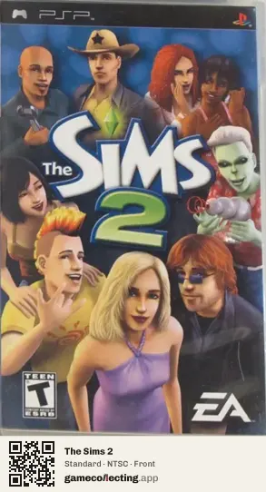 The Sims 2 PlayStation Portable, NTSC box front