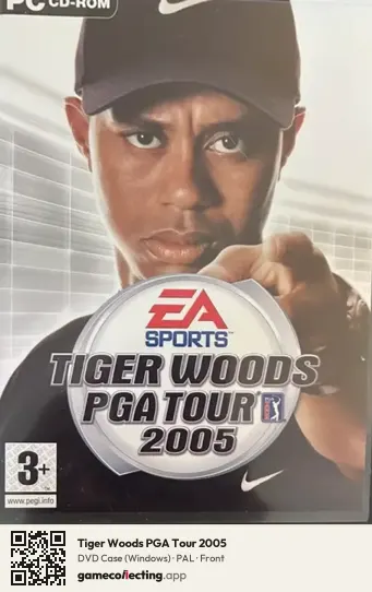 Tiger Woods PGA Tour 2005 Computer, PAL box front