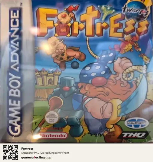 Fortress Game Boy Advance, United Kingdom box front