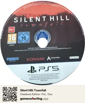 Silent Hill: Townfall PlayStation 5, PAL disc