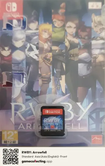 RWBY: Arrowfell Nintendo Switch, Asia (English) box front