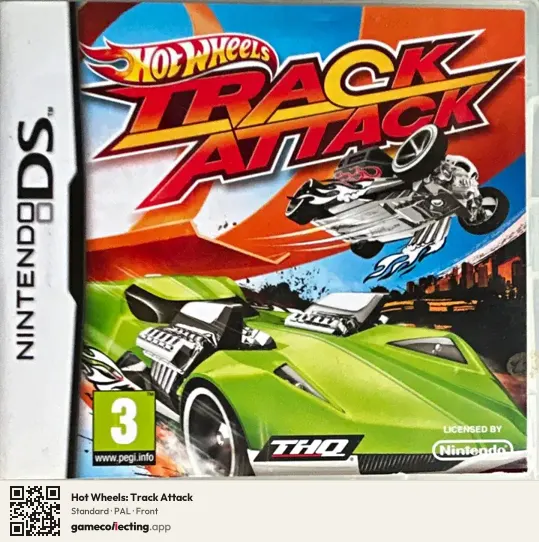 Hot Wheels: Track Attack Nintendo DS, PAL box front