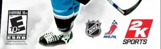 NHL 2K7, the ESRB box on its front